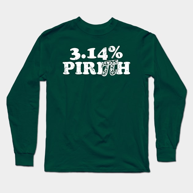 3.14% Pirish Long Sleeve T-Shirt by Noureddine Ahmaymou 